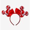 Disney Jewelry * | Disney Jewelry Disney Candy Cane Minnie Mouse Ears Boxlunch Exclusive