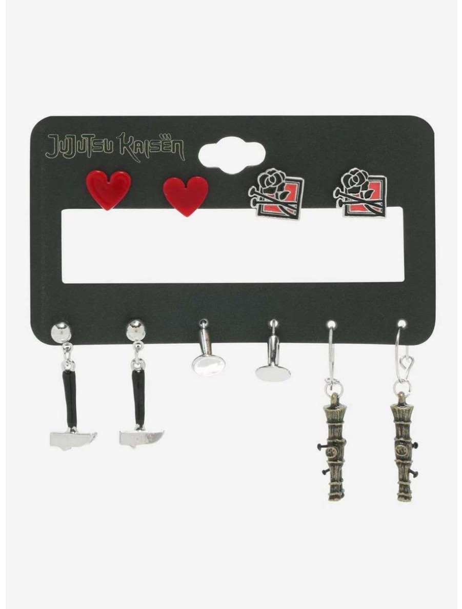 Earrings * | Earrings Jujutsu Kaisen Nobara Kugisaki Earring Set Boxlunch Exclusive