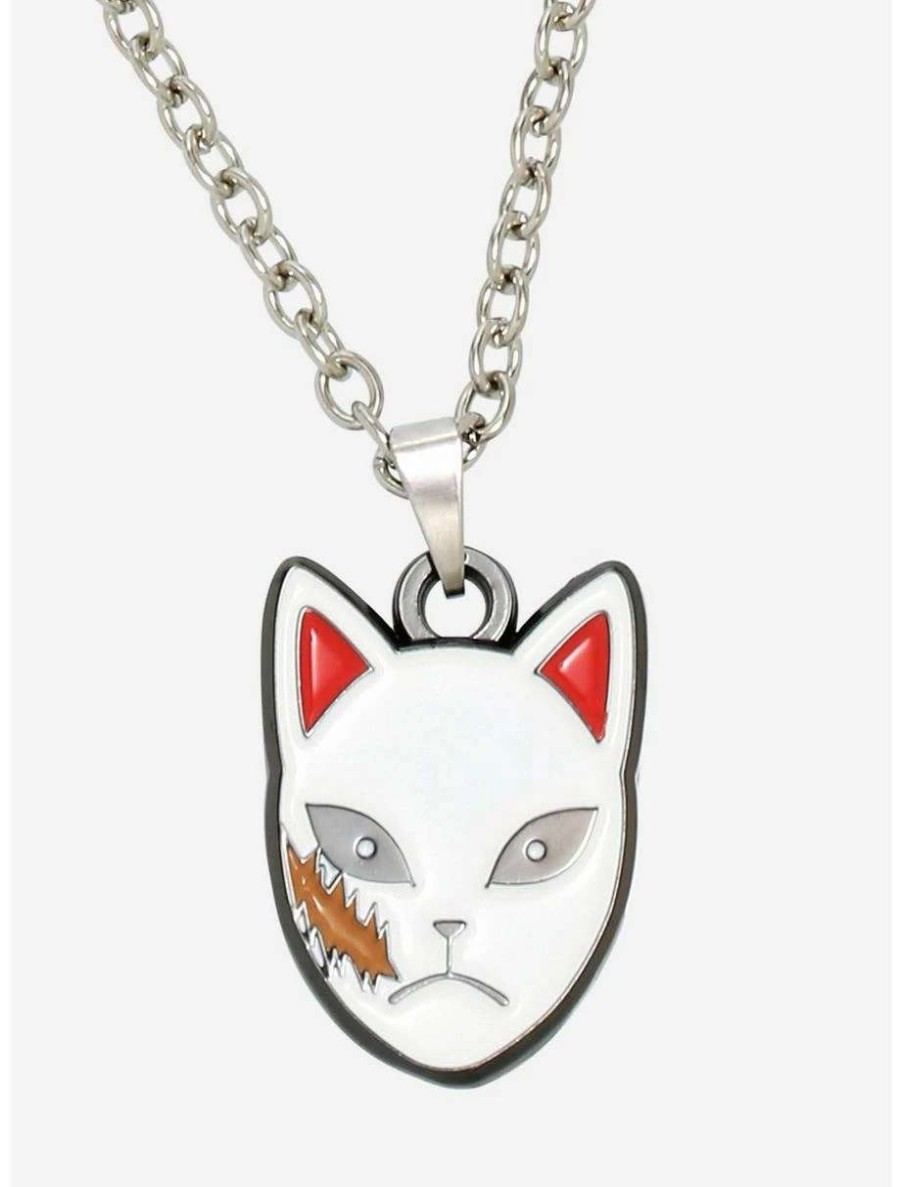 Necklaces * | Necklaces Demon Slayer: Kimetsu No Yaiba Sabito Warding Mask Necklace