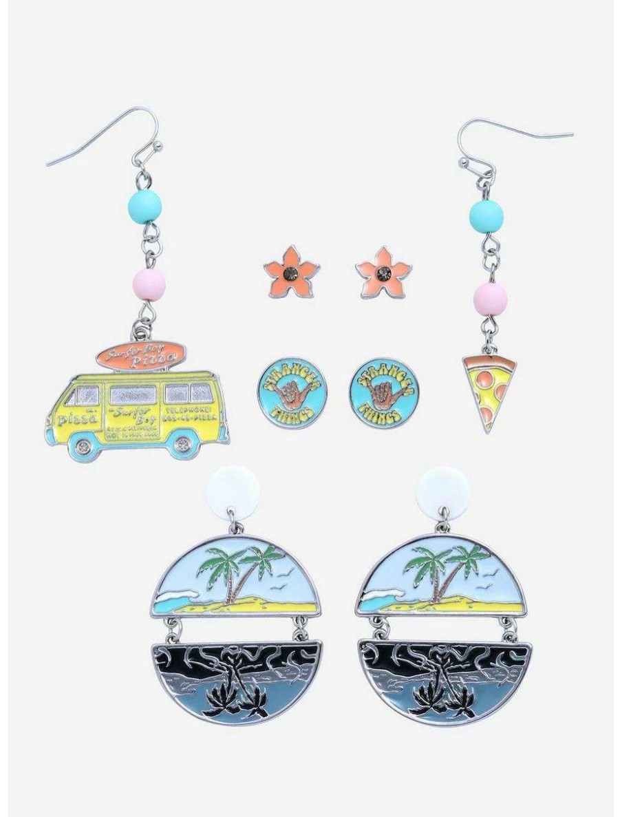 Earrings * | Earrings Stranger Things Welcome To California Earring Set