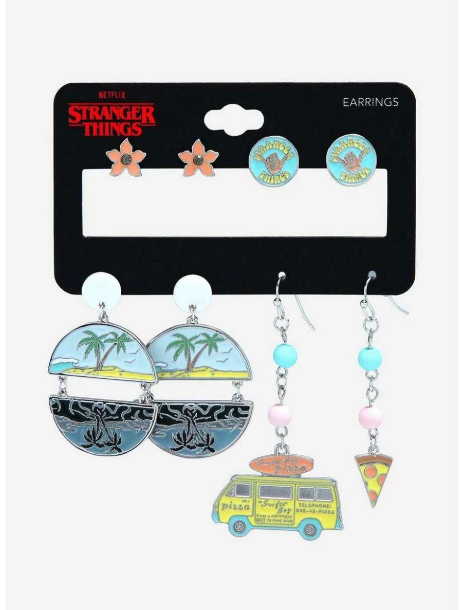 Earrings * | Earrings Stranger Things Welcome To California Earring Set