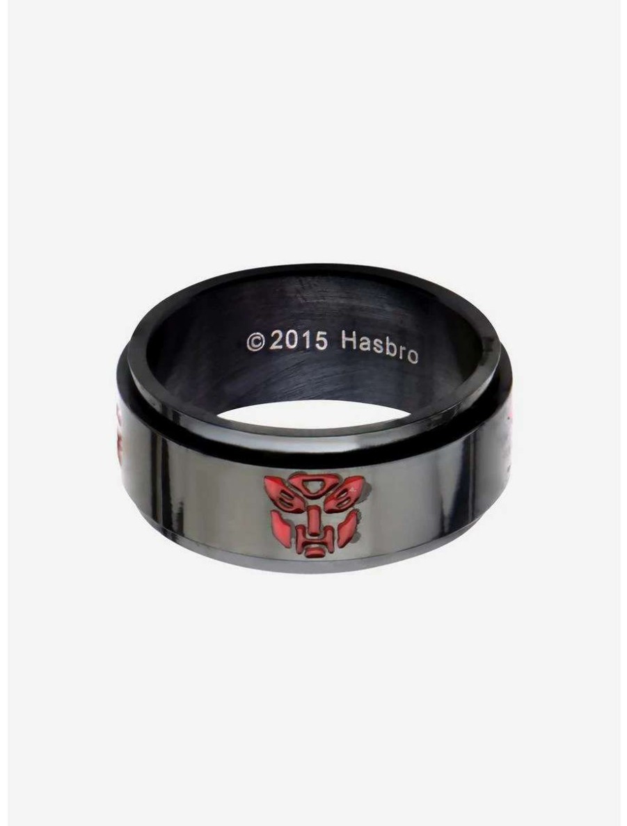 Rings * | Rings Transformers Autobot Spinner Ring