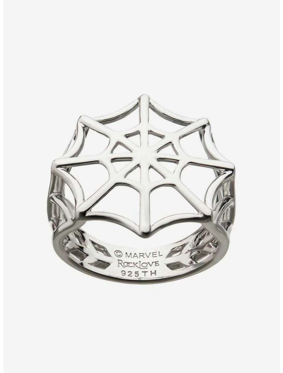 Rings * | Rings Marvel Spider-Man Rocklove Web Ring