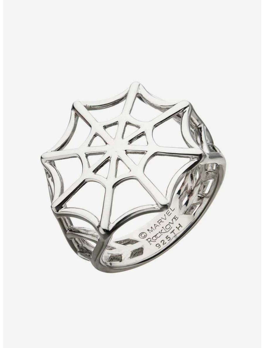 Rings * | Rings Marvel Spider-Man Rocklove Web Ring