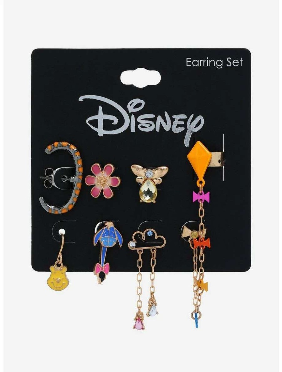 Disney Jewelry * | Disney Jewelry Disney Winnie The Pooh Mix & Match Earring Set Boxlunch Exclusive