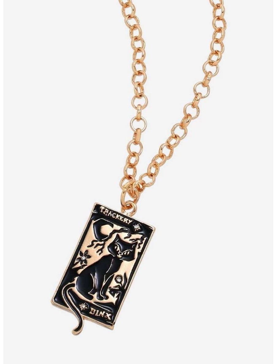 Disney Jewelry * | Disney Jewelry Disney Hocus Pocus Thackery Binx Necklace Boxlunch Exclusive