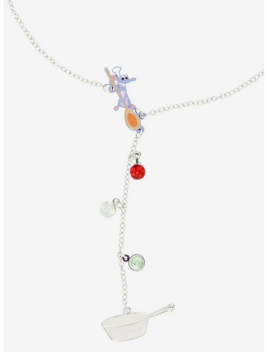 Disney Jewelry * | Disney Jewelry Disney Pixar Ratatouille Chef Remy Ingredients Lariat Necklace Boxlunch Exclusive