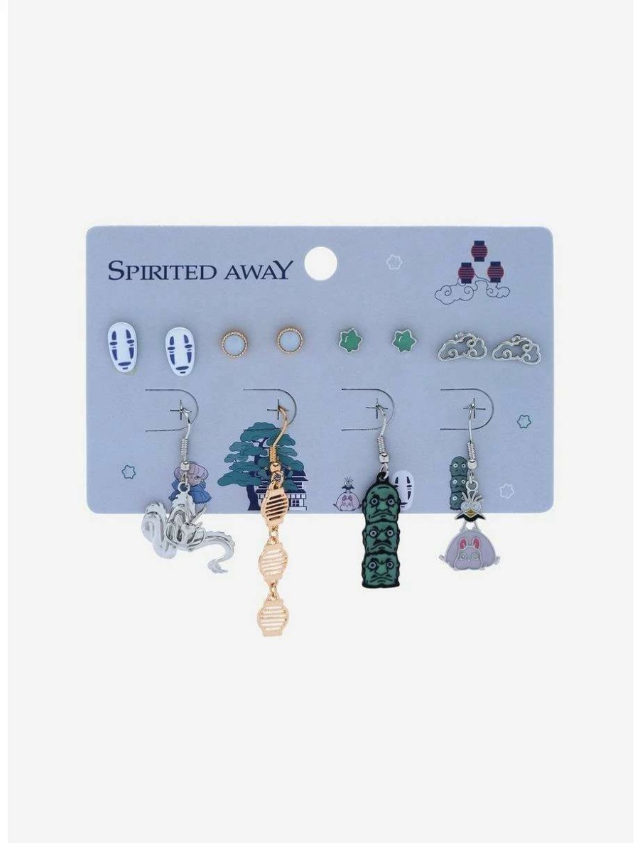 Earrings * | Earrings Studio Ghibli Spirited Away Icons & Characters Mix & Match Earring Set