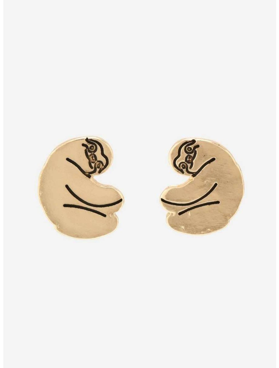 Earrings * | Sloth Stud Earrings Boxlunch Exclusive