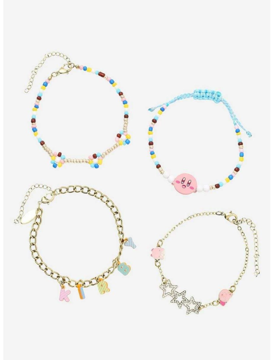 Bracelets * | Bracelets Nintendo Kirby Charms Bracelet Set Boxlunch Exclusive