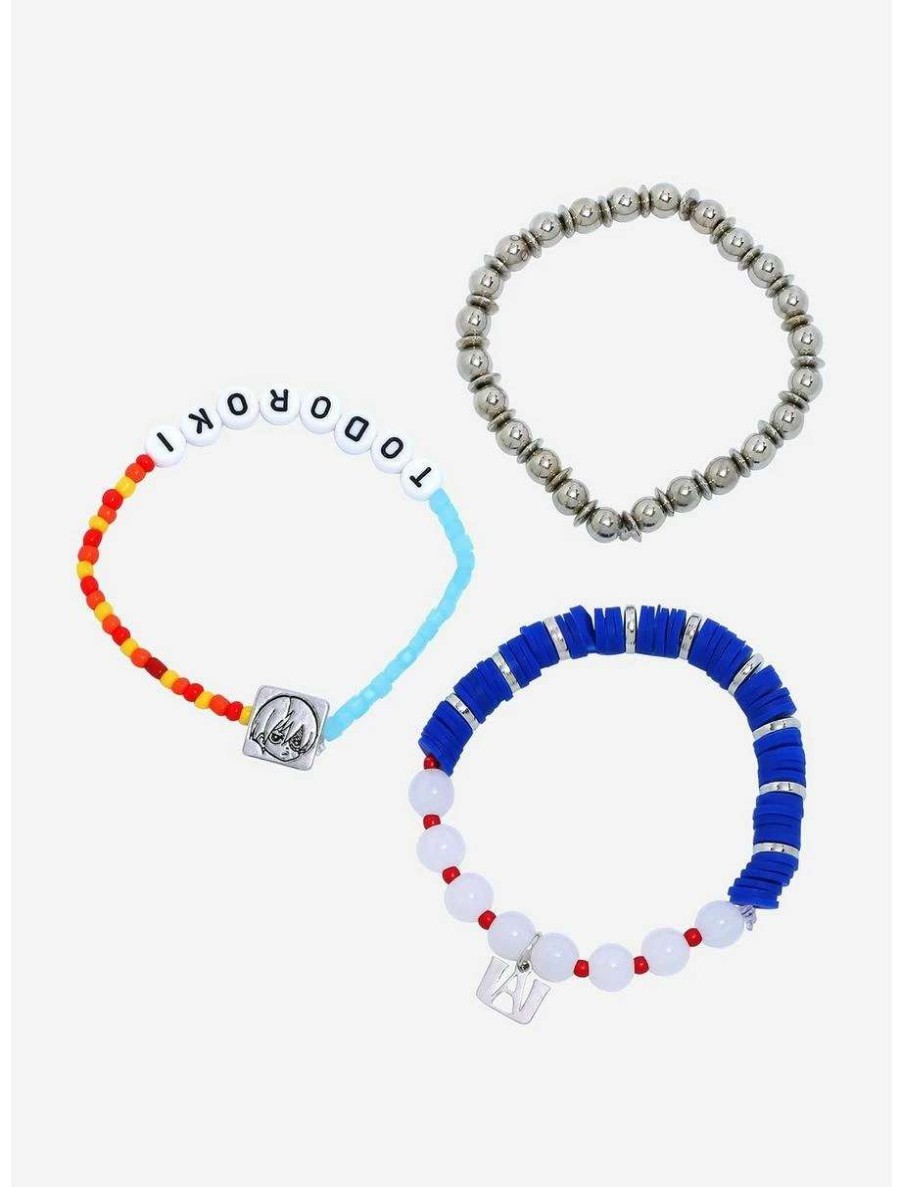 Bracelets * | Bracelets My Hero Academia Todoroki Bracelet Set