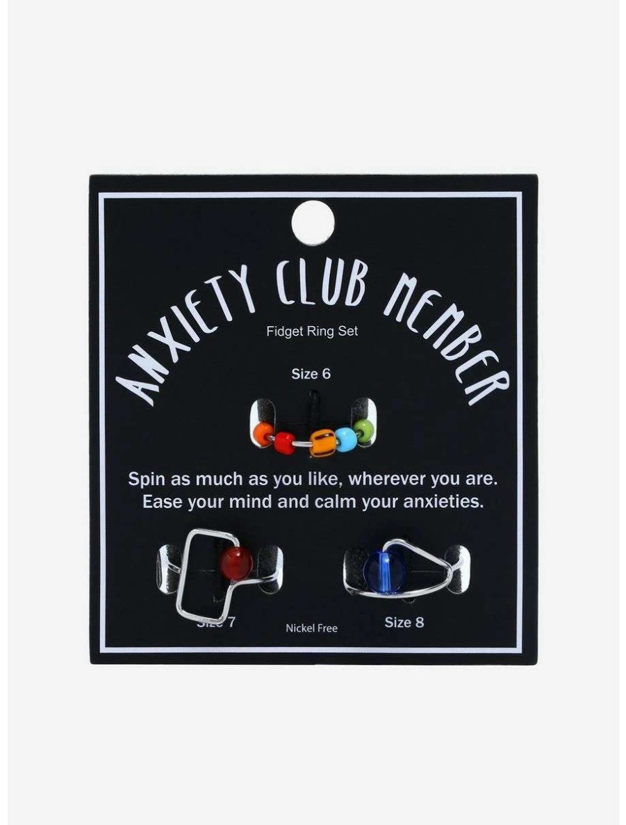 Rings * | Rings Anxiety Club Member Fidget Ring Set